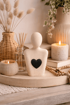 3D beeldje met hart - DYNA WOONDECORATIE