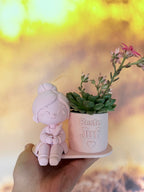 3D bloemenpotje Beste Juf - DYNA WOONDECORATIE