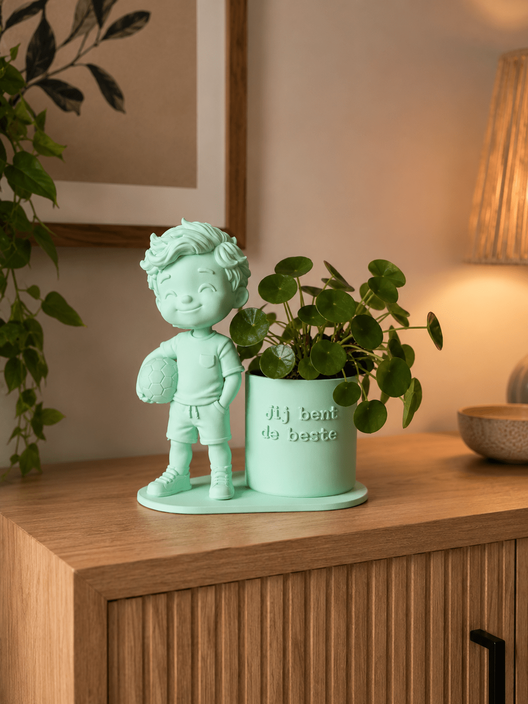 3D bloemenpotje Beste Meester - jij bent de beste! - DYNA WOONDECORATIE