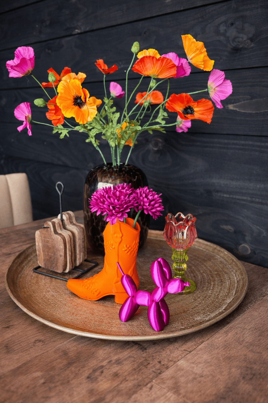 3D cowboylaars vaas - DYNA WOONDECORATIE