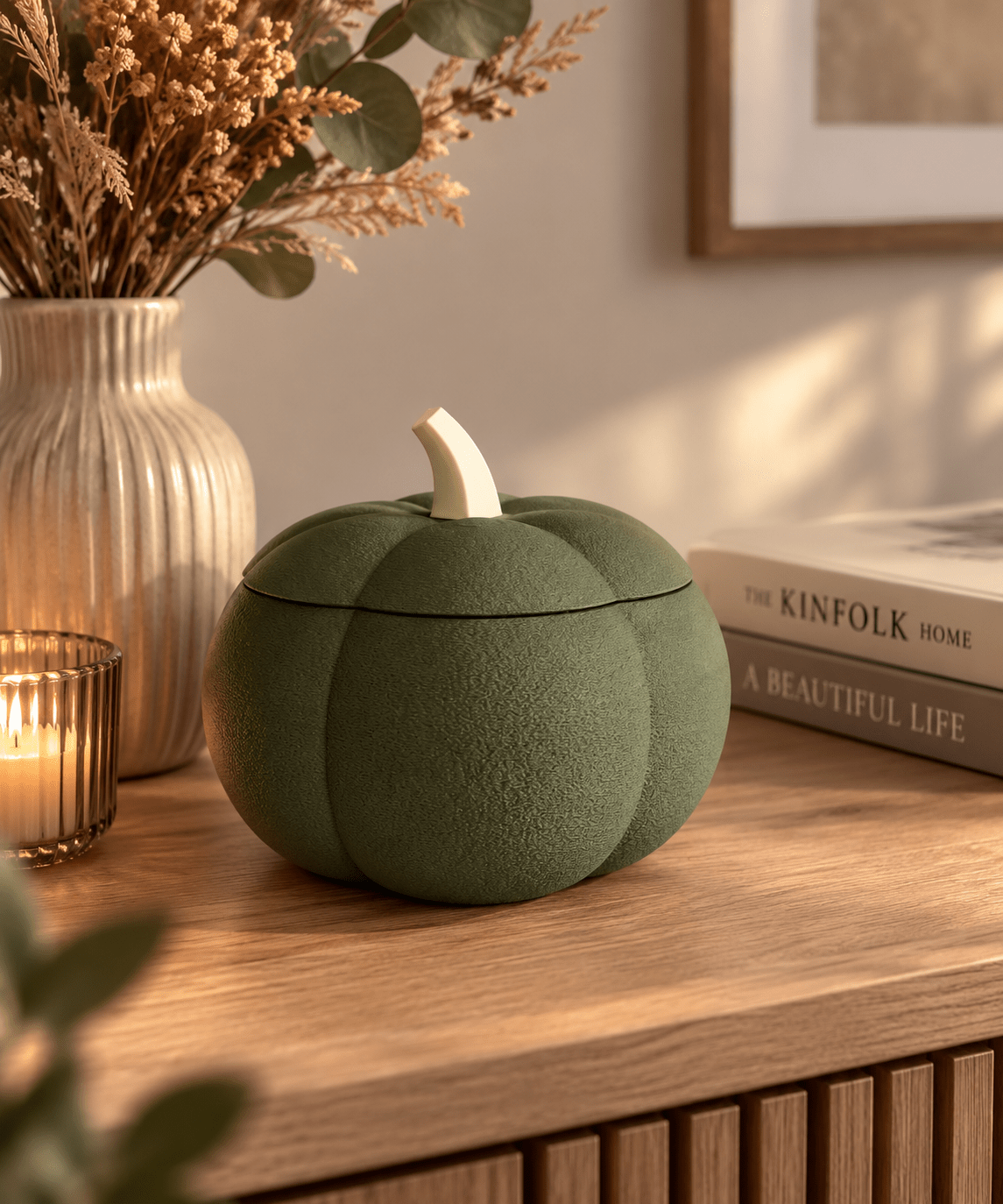 3D decoratieve pompoen - DYNA WOONDECORATIE