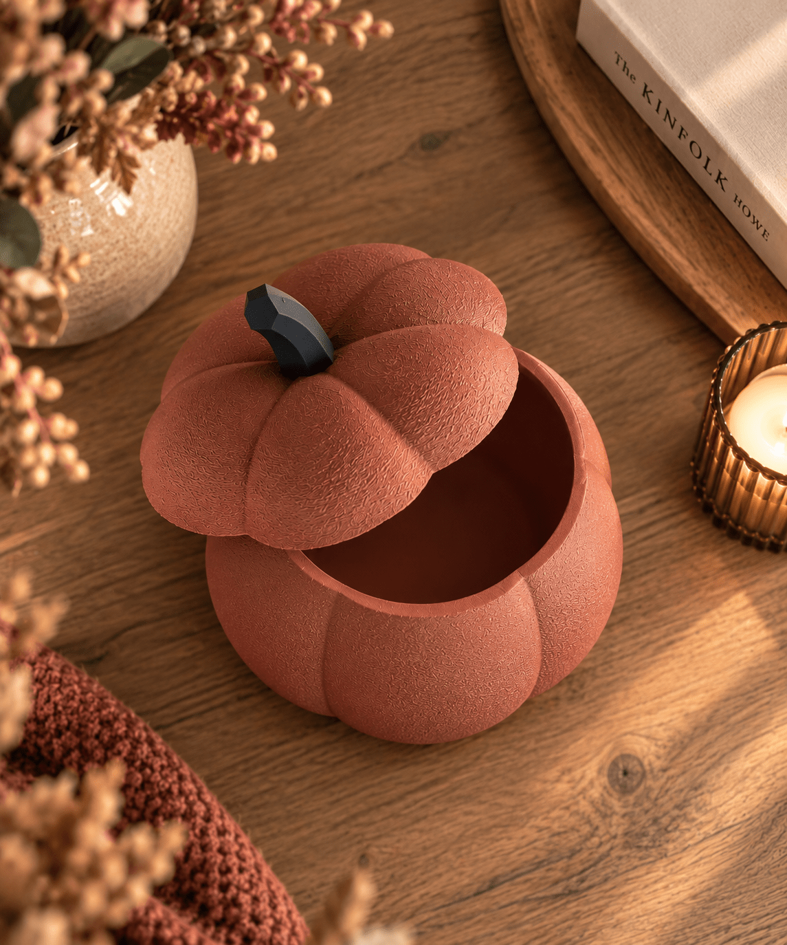 3D decoratieve pompoen - DYNA WOONDECORATIE