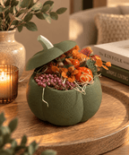 3D decoratieve pompoen met decoratie - DYNA WOONDECORATIE