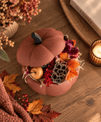 3D decoratieve pompoen met decoratie - DYNA WOONDECORATIE