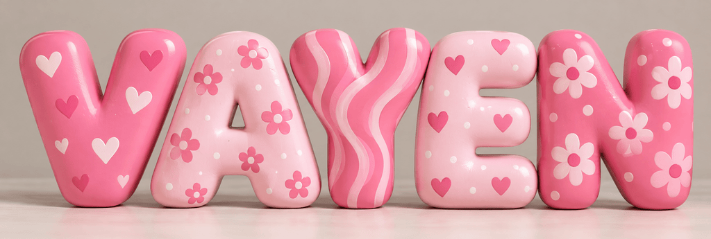 3D DIY bubble letters - DYNA WOONDECORATIE