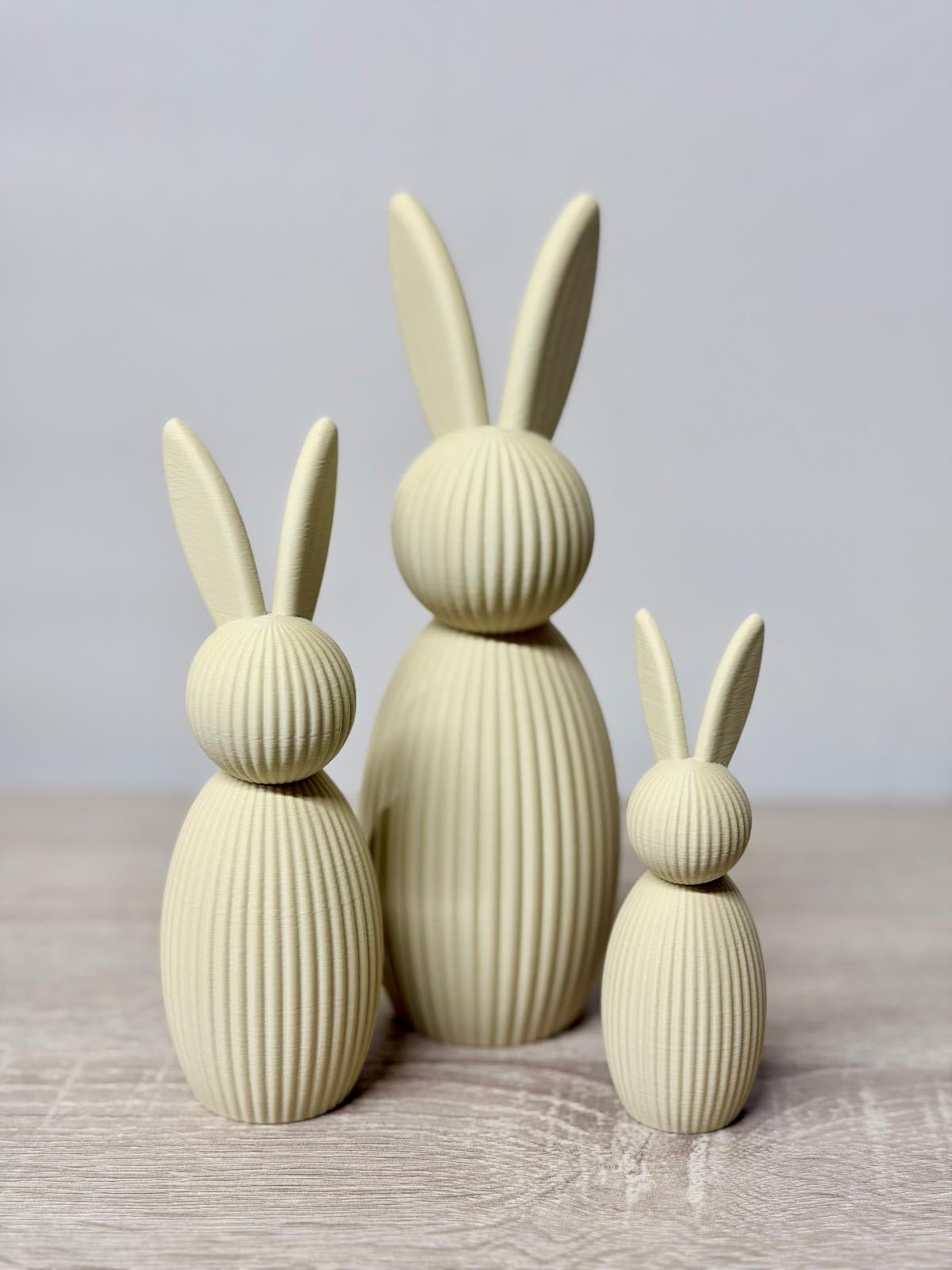 3D paashaas zandkleur - DYNA WOONDECORATIE