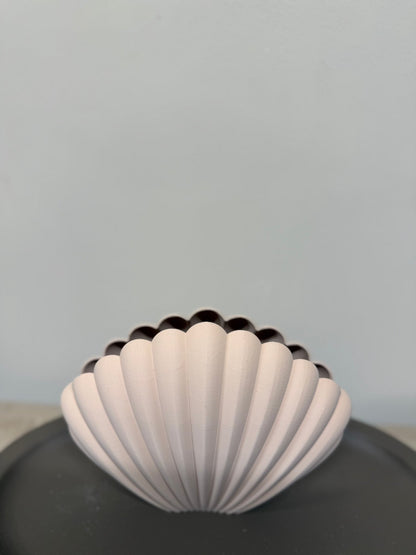 3D Shell Vase ‘soft pink’ - DYNA WOONDECORATIE