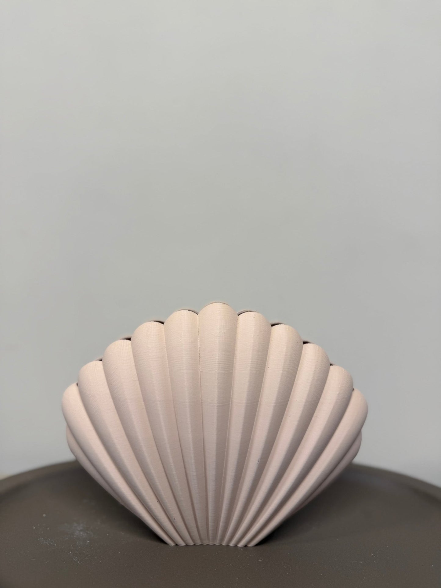 3D Shell Vase ‘soft pink’ - DYNA WOONDECORATIE
