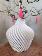 3D spiraal vaas - DYNA WOONDECORATIE