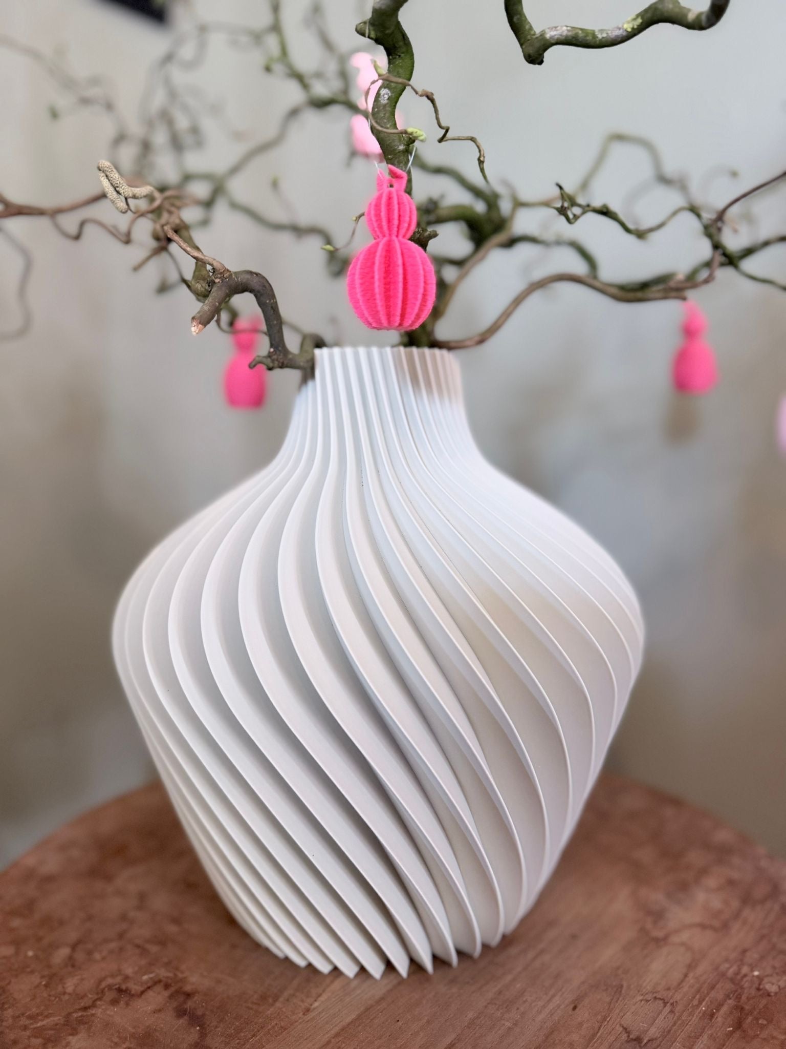 3D spiraal vaas - DYNA WOONDECORATIE