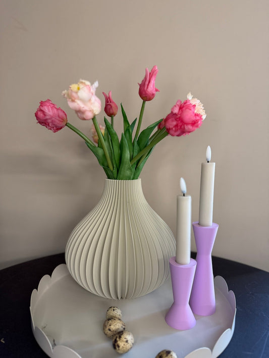 3D spiraal vaas ‘Maeve’ - DYNA WOONDECORATIE