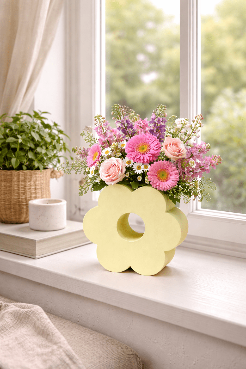 3D vaas ‘Bloem’ - DYNA WOONDECORATIE