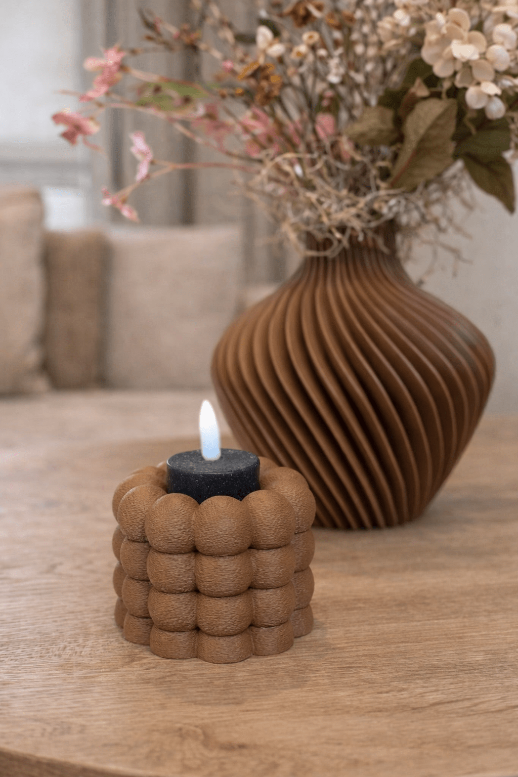 3D waxinelichthouder - DYNA WOONDECORATIE