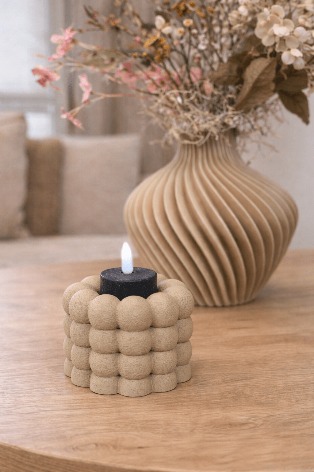 3D waxinelichthouder - DYNA WOONDECORATIE