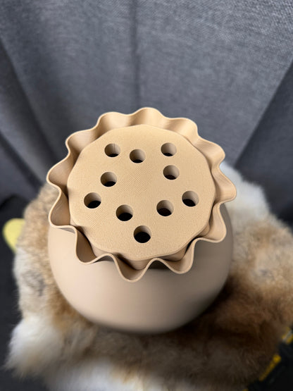 3D vaas met bloemenverdeler