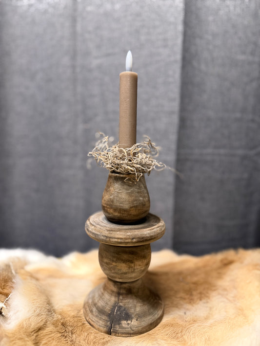 Houten kandelaar maat S