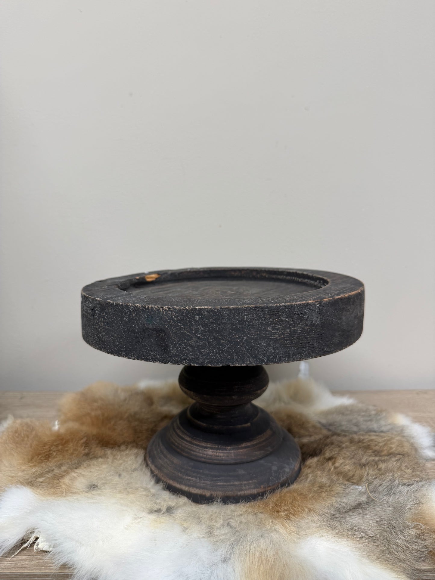 Houten plateau op voet (meerdere maten)