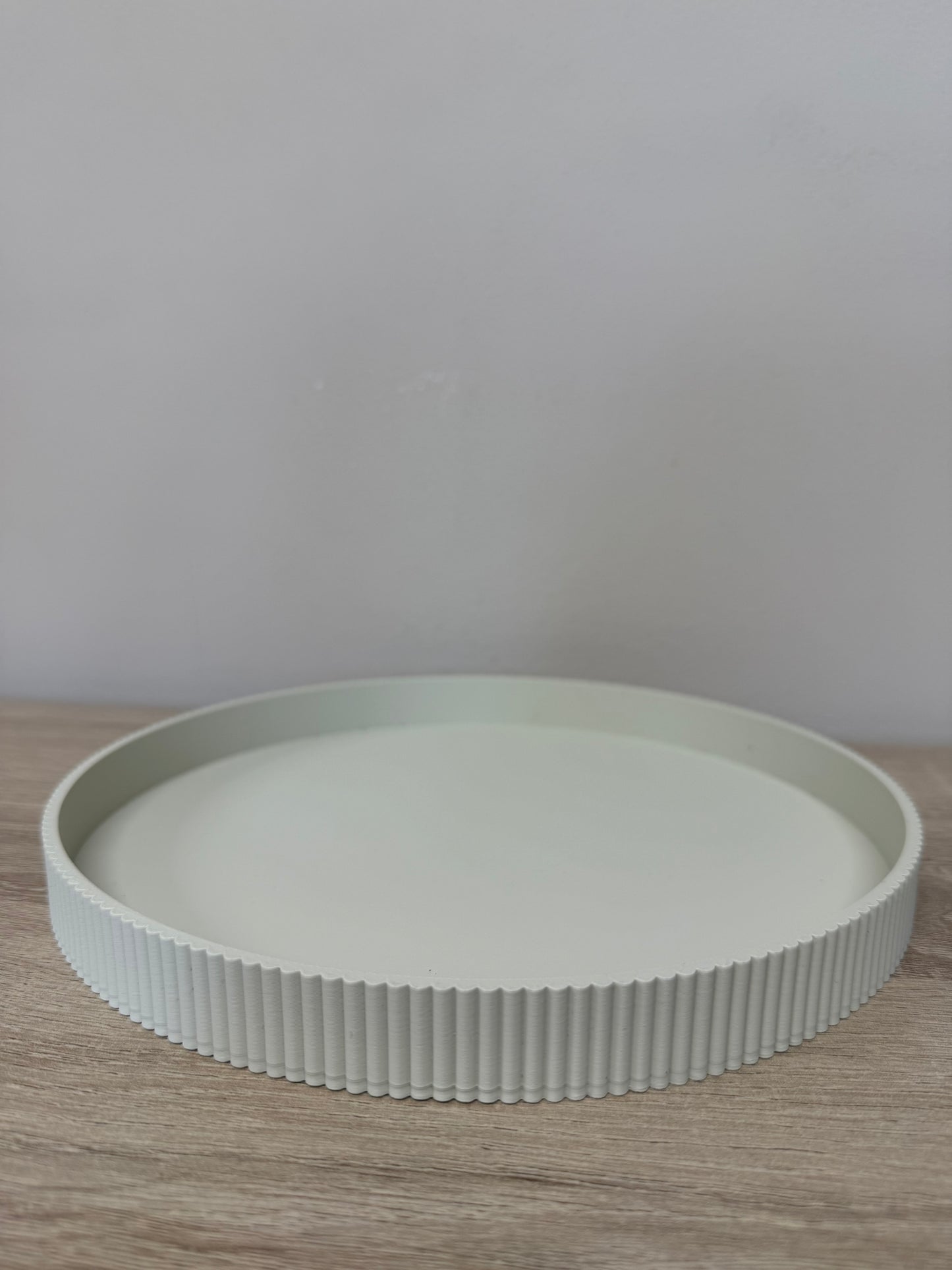 3D decoratie plateau light khaki