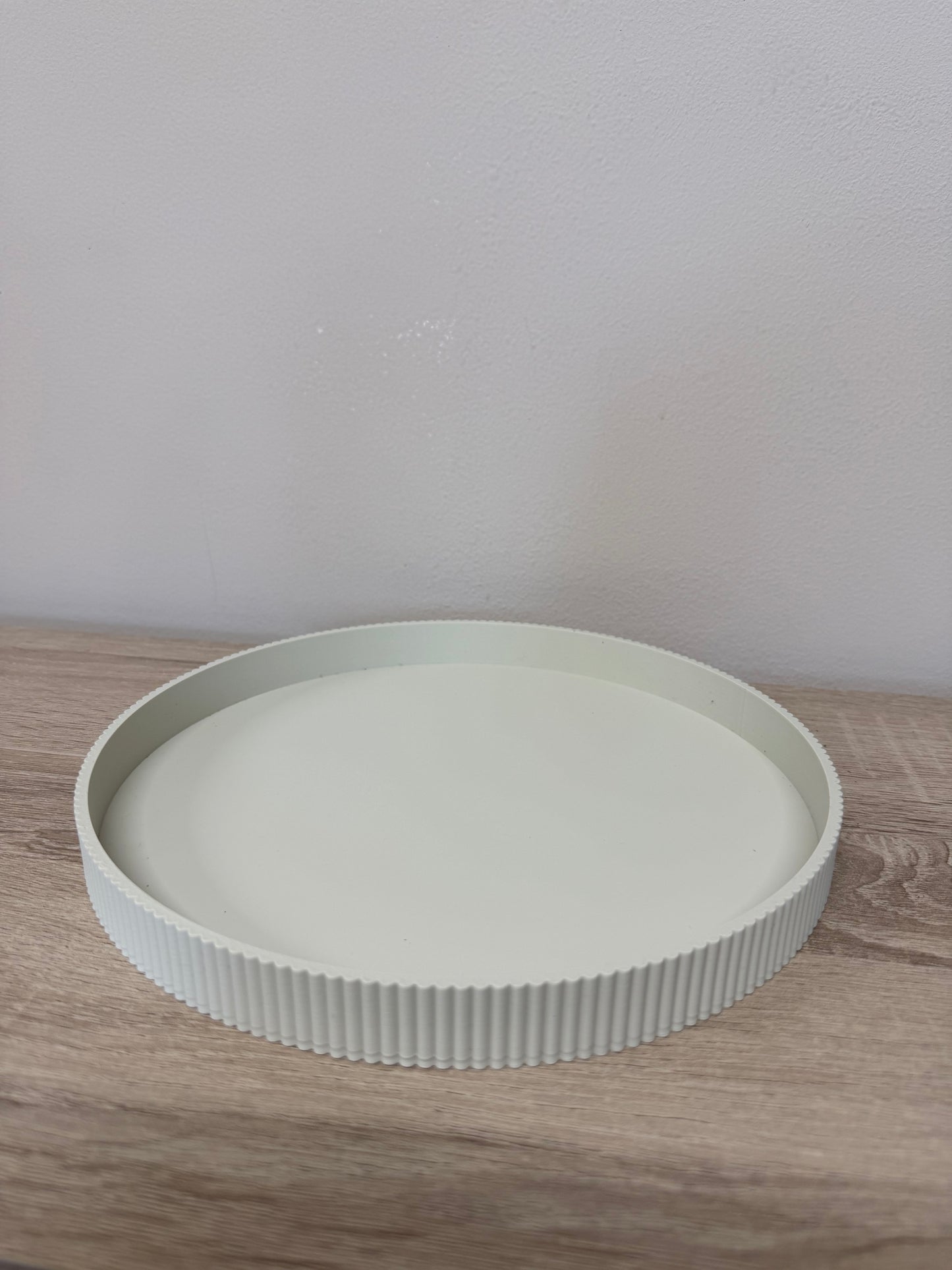 3D decoratie plateau light khaki