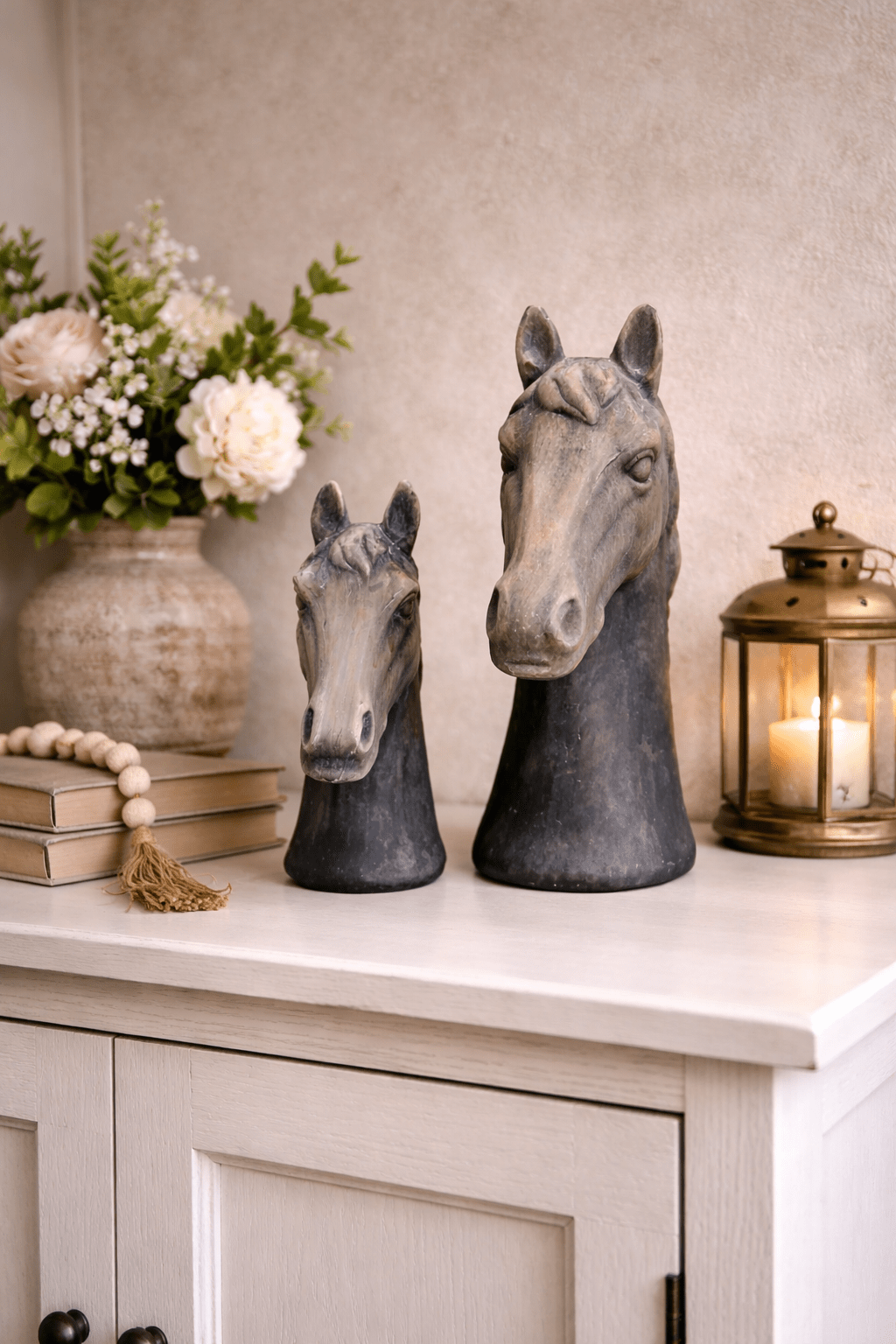 Decoratieve paardenhoofden - DYNA WOONDECORATIE