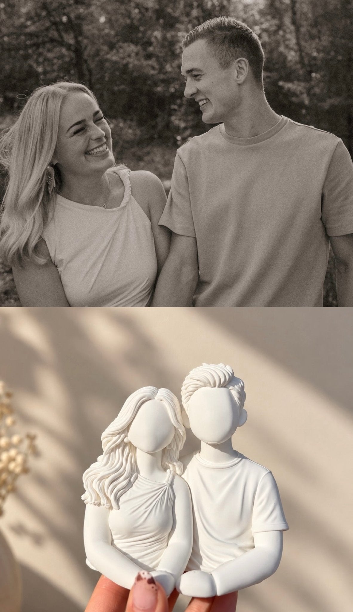 Gepersonaliseerd 3D beeldje van jouw gezin of familie - DYNA WOONDECORATIE