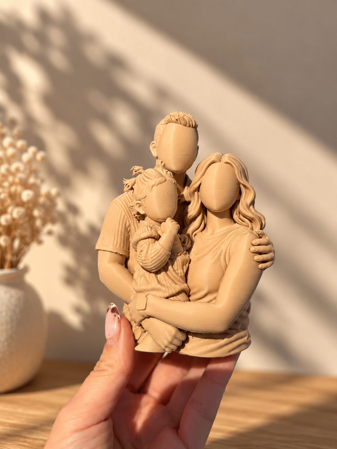 Gepersonaliseerd 3D beeldje van jouw gezin of familie - DYNA WOONDECORATIE