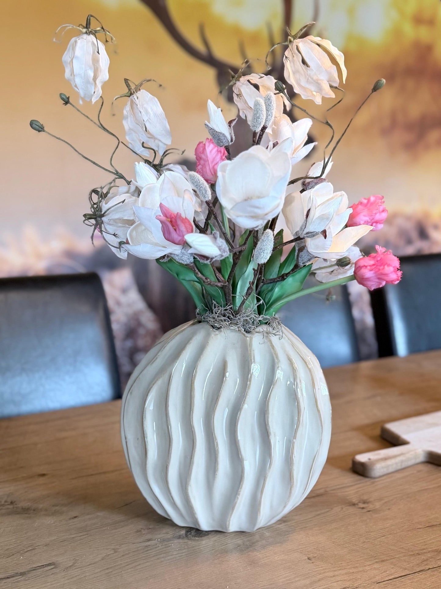 Keramische vaas ‘Elif’ - DYNA WOONDECORATIE