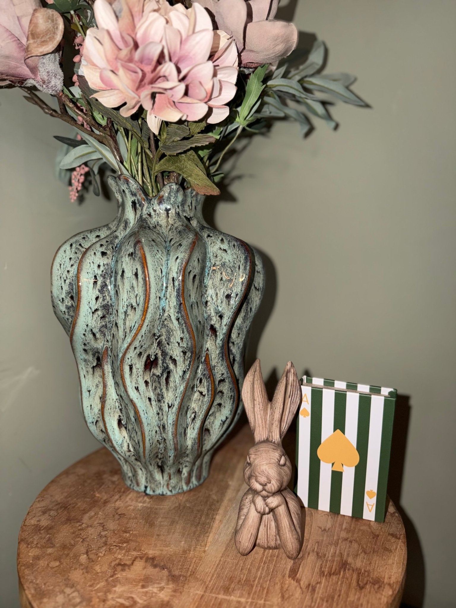 Paashaas hout/naturel - DYNA WOONDECORATIE